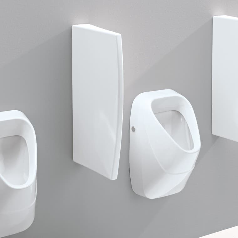 은폐형 고정장치가 있고 세라믹 제품으로 만든 Geberit 칸막이벽 은폐형 고정장치가 있고 세라믹 제품으로 만든 Geberit 칸막이벽