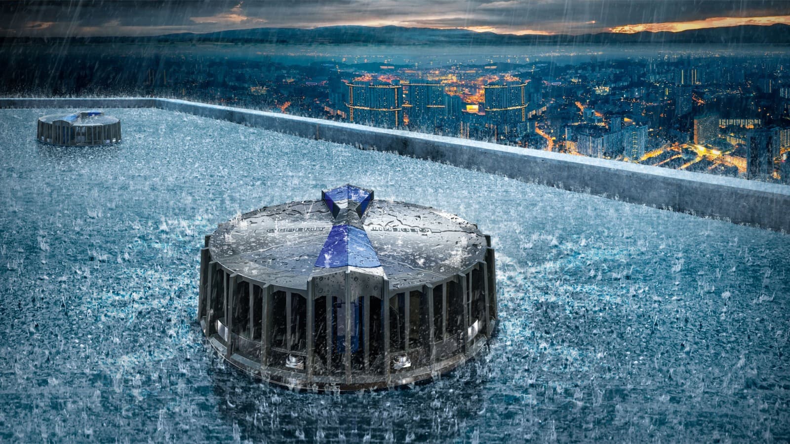 Geberit Pluvia 지붕 배수 장치 Geberit Pluvia 지붕 배수 장치